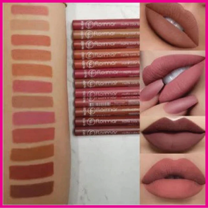 Matte Color Pencil Lipstick Set 12pcs